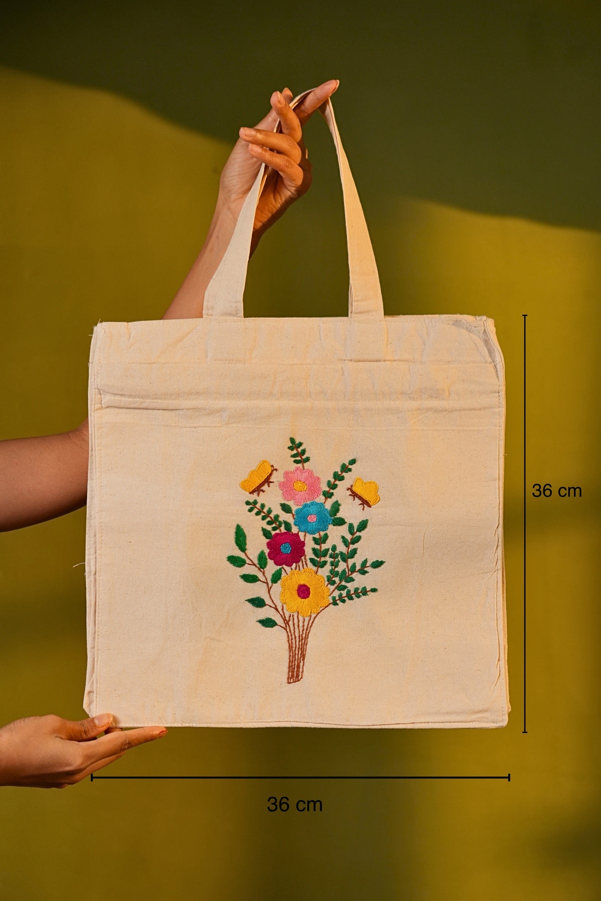 Guldaasta Handcrafted Embroidered Tote Bag