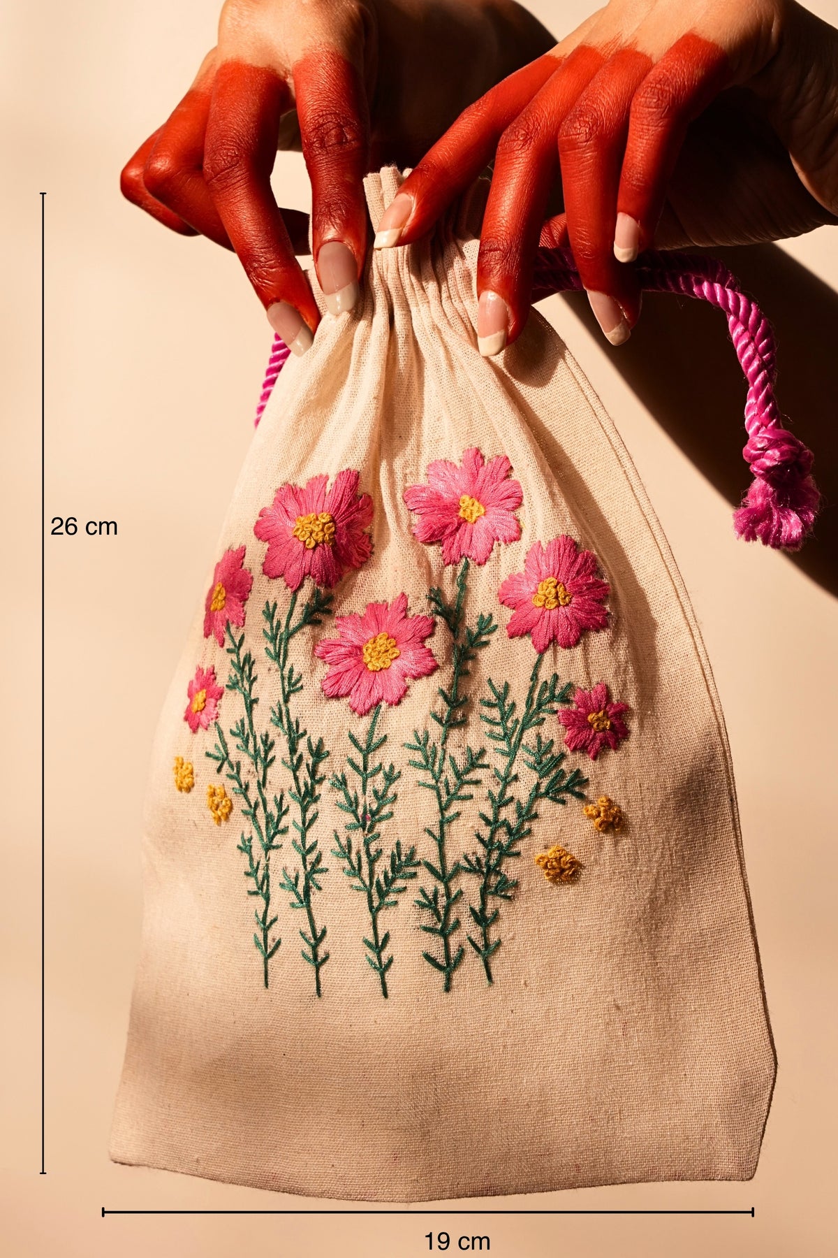 Pink Kusum Potli