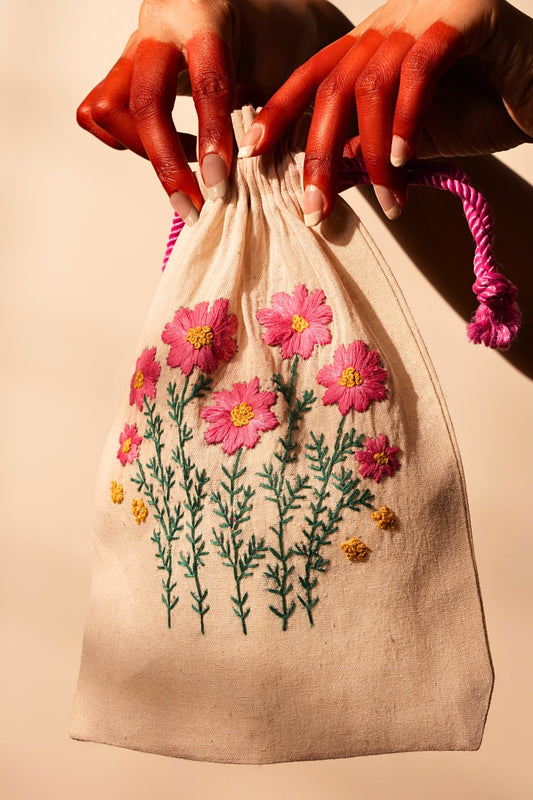 Pink Kusum Potli