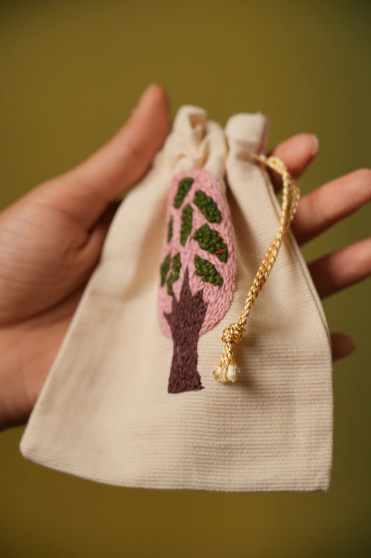 Pink Panchvati Potli