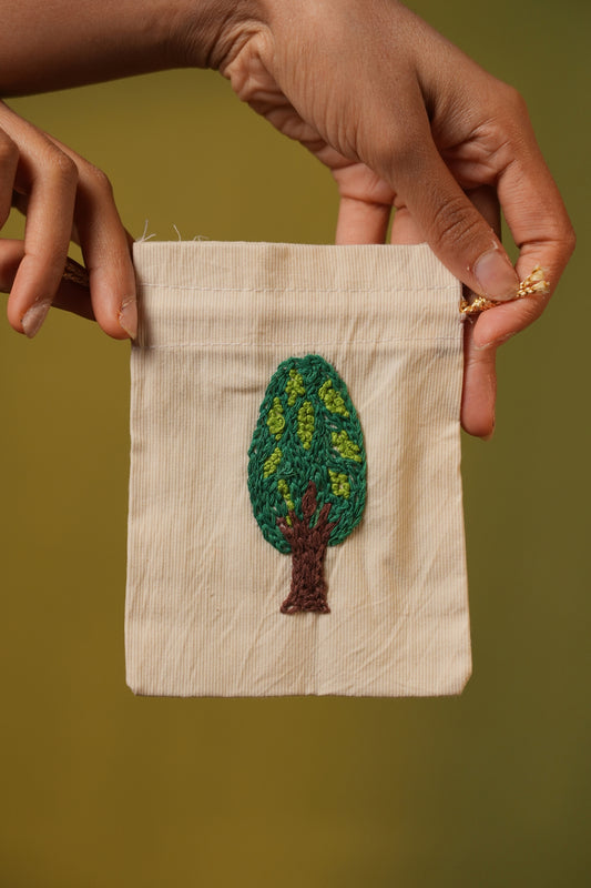 Dark Green Panchvati Potli