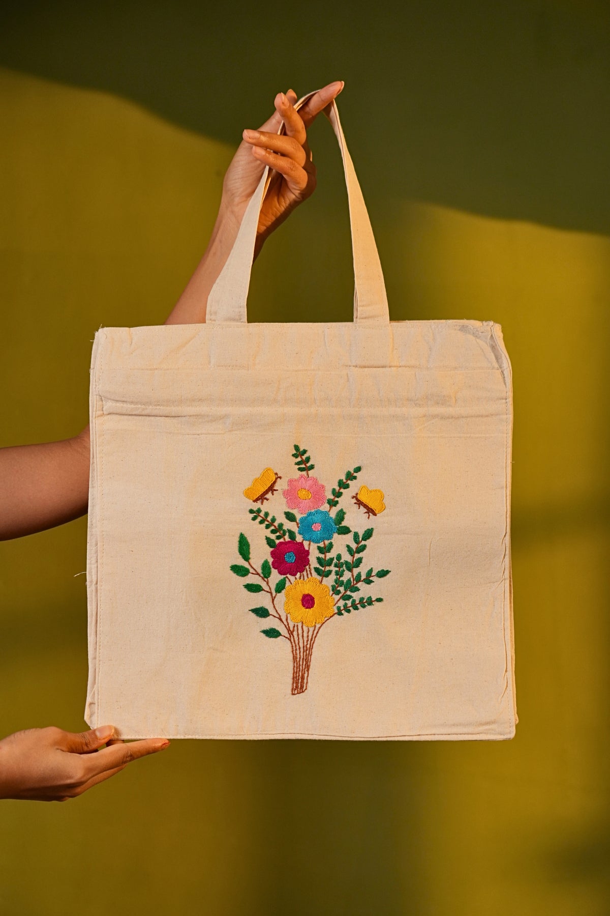 Guldaasta Handcrafted Embroidered Tote Bag