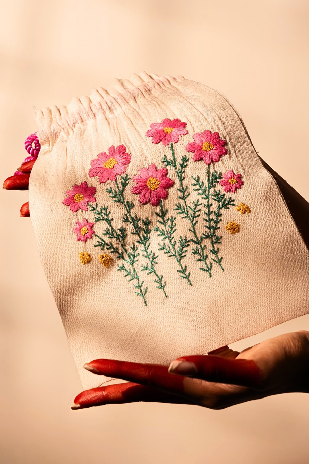 Pink Kusum Potli
