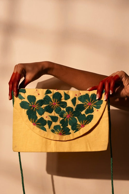 Puspanjali Embroidered Sling Bag