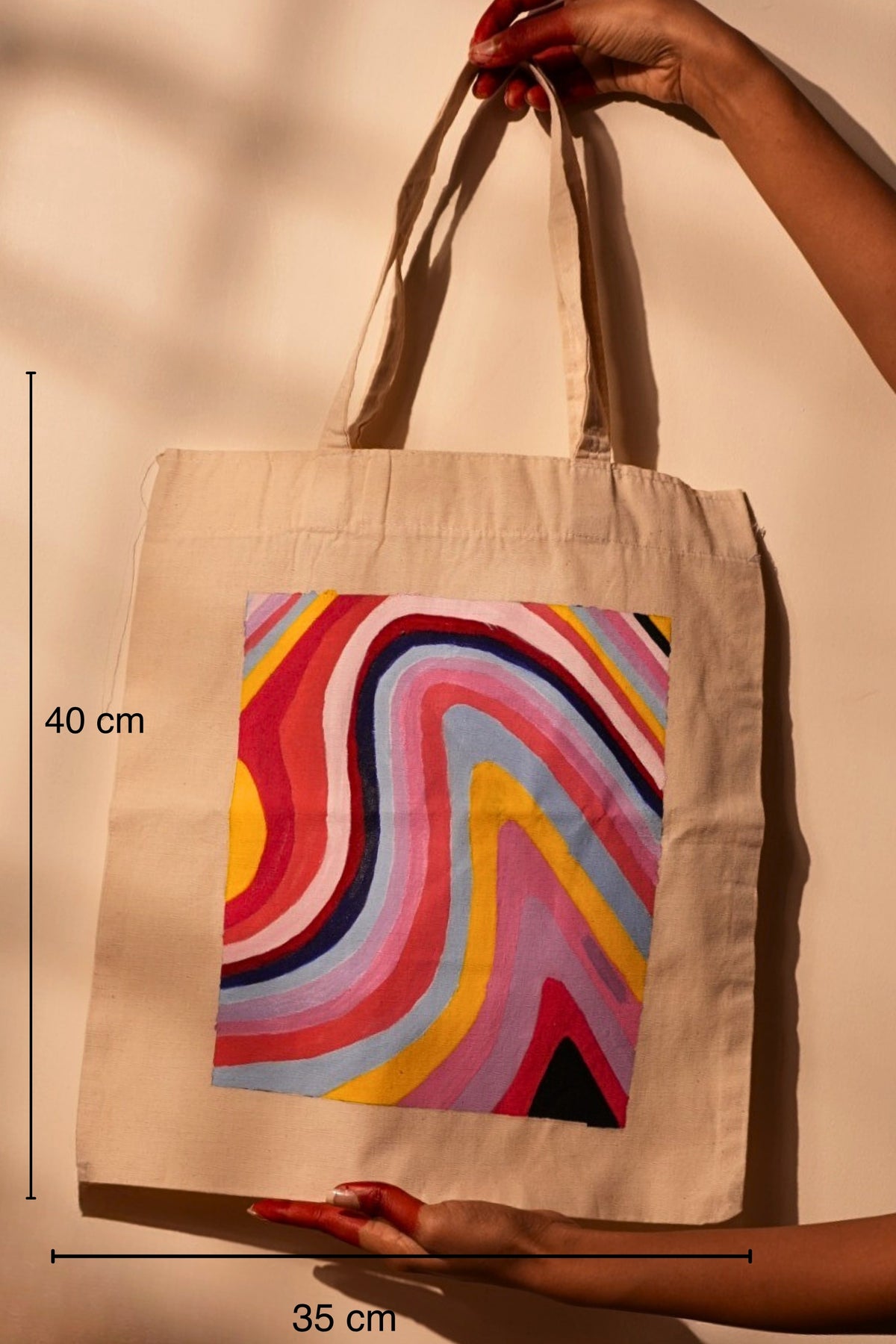 Abstract Art Canvas Tote