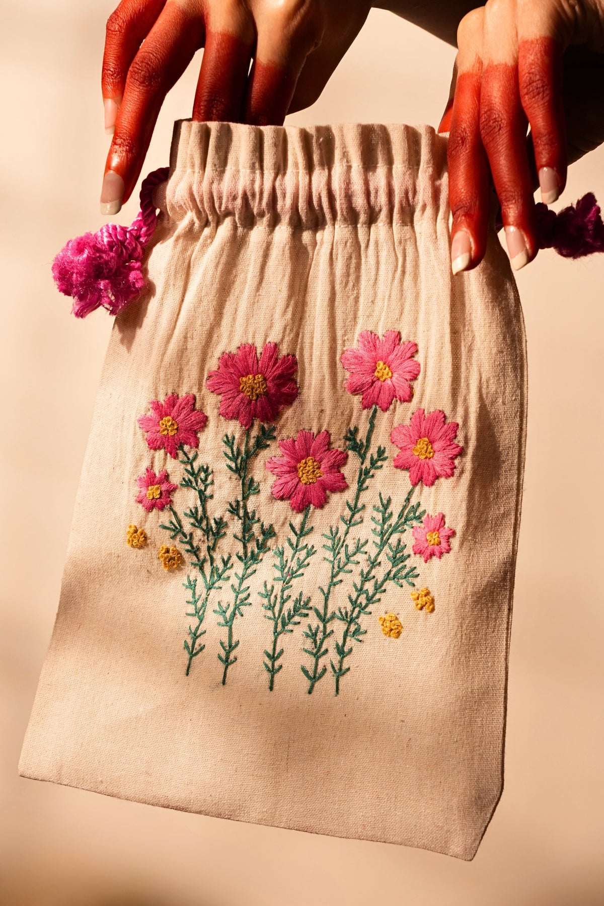 Pink Kusum Potli